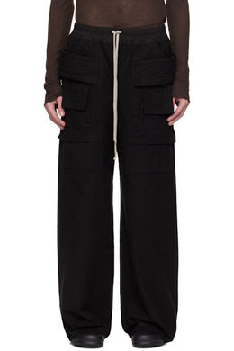 Rick Owens Drkshdw: Чёрные брюки  Creatch