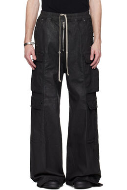Rick Owens Drkshdw: Чёрные брюки  Cargo