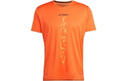 Adidas: Оранжевая футболка 