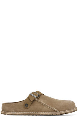 Birkenstock: Бежевые туфли 