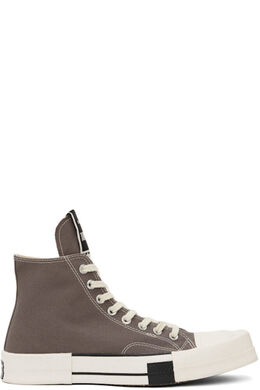 Rick Owens Drkshdw: Серые кеды 