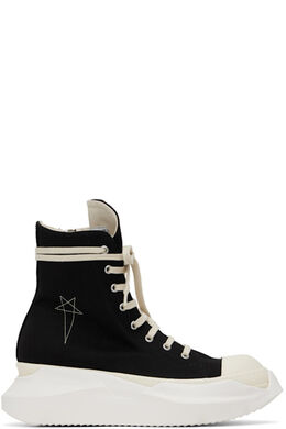 Rick Owens Drkshdw: Чёрные кроссовки  Abstract