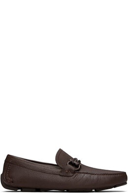 Ferragamo: Коричневые мокасины  Gancini