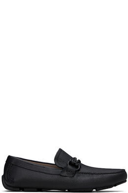 Ferragamo: Чёрные мокасины  Gancini
