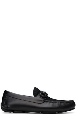 Ferragamo: Чёрные мокасины  Gancini