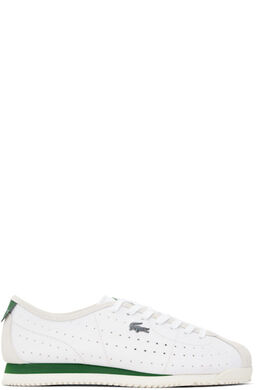 Lacoste: Белые кроссовки 