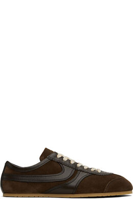 Dries Van Noten: Коричневые кроссовки 