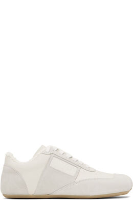 MM6 Maison Margiela: Белые кроссовки 