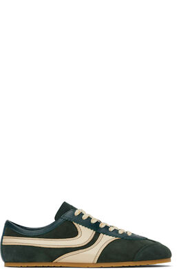 Dries Van Noten: Зелёные кроссовки 