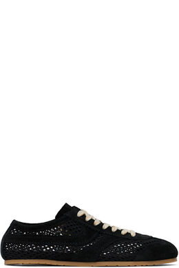 Dries Van Noten: Чёрные кроссовки 