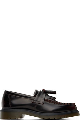 Dr. Martens: Бордовые мокасины 