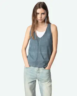 Zadig & Voltaire: Замшевый топ 