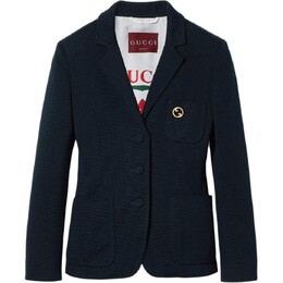 Gucci: Синий костюм 