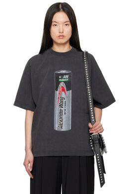 Alexander Wang: Чёрная футболка 