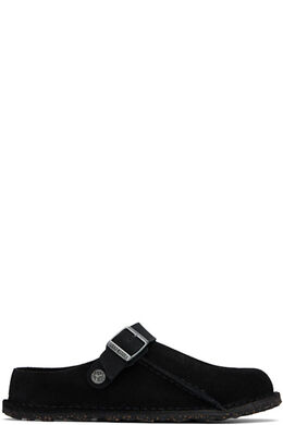 Birkenstock: Чёрные мокасины 