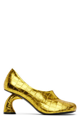 Dries Van Noten: Золотые туфли 
