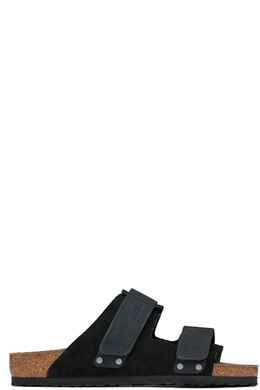 Birkenstock: Чёрные сандалии 