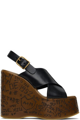 Chloé: Чёрные босоножки 