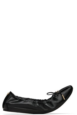 Ferragamo: Чёрные балетки 