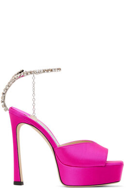 JIMMY CHOO: Розовые босоножки  Saeda