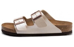 Birkenstock: Белые шлёпанцы  Arizona