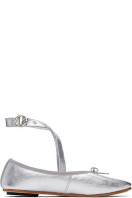 Repetto: Серебристые балетки 