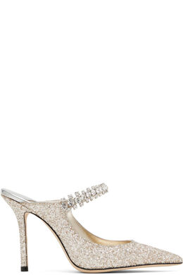 JIMMY CHOO: Золотые сабо  Bing 100