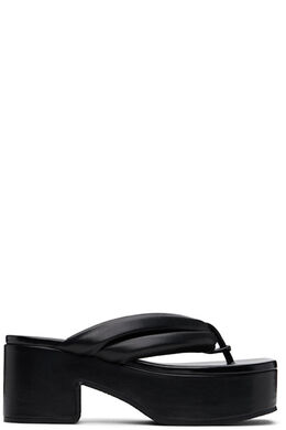 Dries Van Noten: Чёрные сандалии 