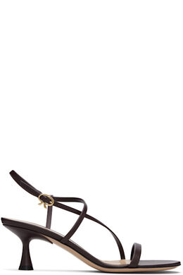 Gianvito Rossi: Коричневые босоножки 