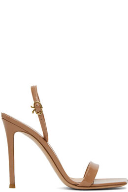 Gianvito Rossi: Бежевые босоножки 