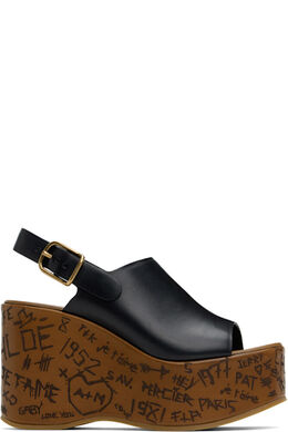 Chloé: Чёрные босоножки 