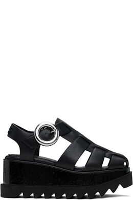 Stella McCartney: Чёрные босоножки  Elyse