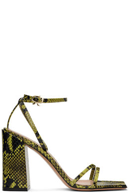 Gianvito Rossi: Зелёные босоножки 