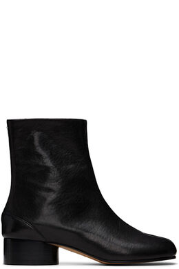 Maison Margiela: Чёрные ботинки  Tabi