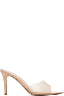 Gianvito Rossi: Бежевые босоножки  Elle 85