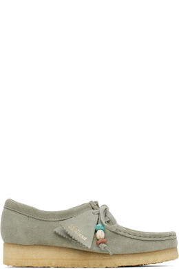 Clarks Originals: Серые лоферы 