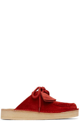 Clarks Originals: Красные сабо 