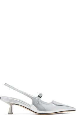 JIMMY CHOO: Серебристые туфли 