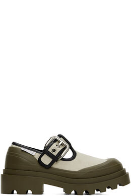 Bottega Veneta: Бежевые лоферы 