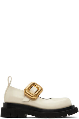 Bottega Veneta: Белые туфли  Lug