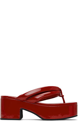 Dries Van Noten: Красные босоножки 