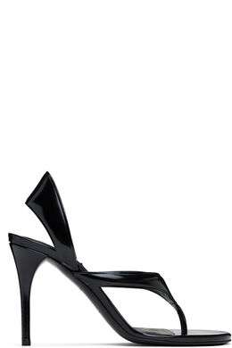 ALAÏA: Чёрные босоножки 