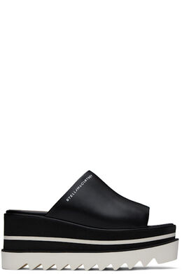 Stella McCartney: Чёрные сабо  Sneak Elyse