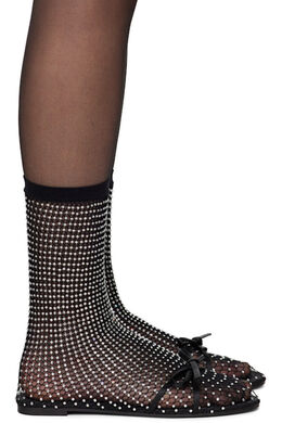 Balenciaga: Чёрные балетки 