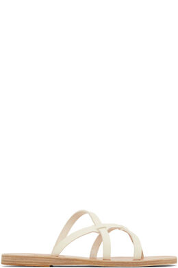 Ancient Greek Sandals: Белые сандалии 