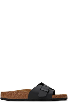 Birkenstock: Чёрные босоножки 