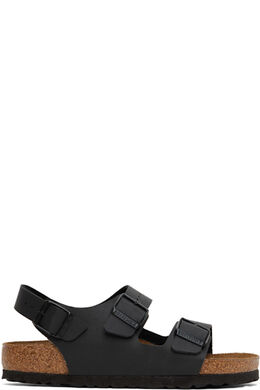 Birkenstock: Чёрные сандалии  Milano