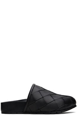 Bottega Veneta: Чёрные сабо 