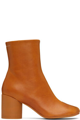 MM6 Maison Margiela: Белые ботинки 