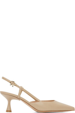 Gianvito Rossi: Бежевые туфли 